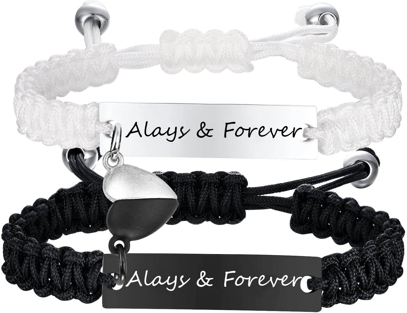 Matching Couples Bracelets for Women Men Long Distance Bracelets for Couples His Hers Bracelets Relationship Bracelets Anniversary Christmas Birthday Gifts