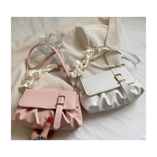 Girls Like Mini PU Evening Bag Wear-resistant Waterproof Wrinkled Soft Bag Light Small Handbag Shoulder Bag